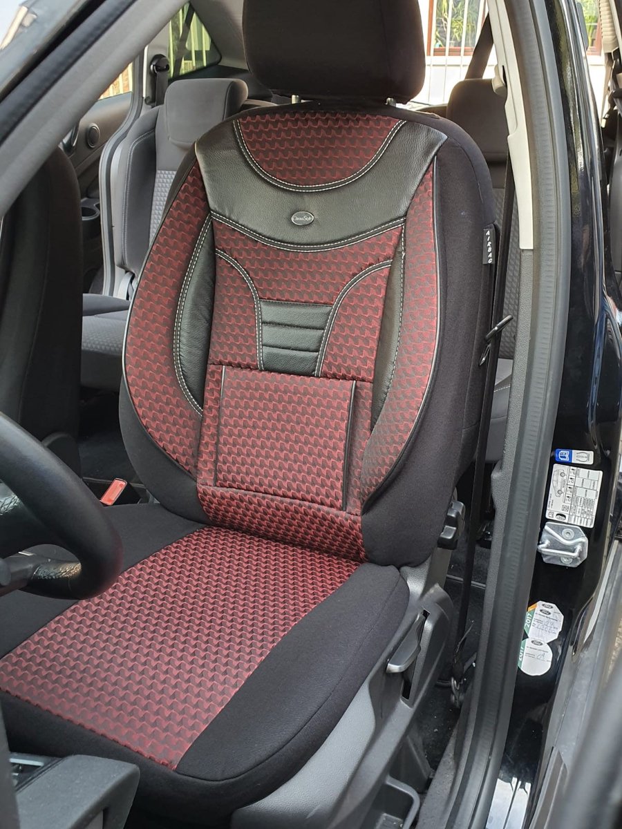 Stoelhoezen voor Nissan Nissan NV400 BJ vanaf 2010 incl. Dubbele Passagiersbank in