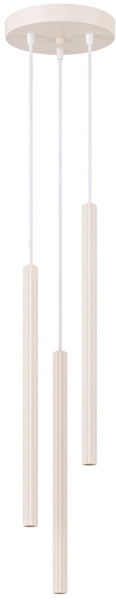 Sollux Lighting Hanglamp Arche - G9 - beige - staal - 20x20x120cm