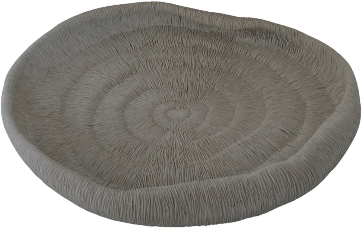 Kersten Decoratiebord - Polyresin - Wit - 40x35 cm