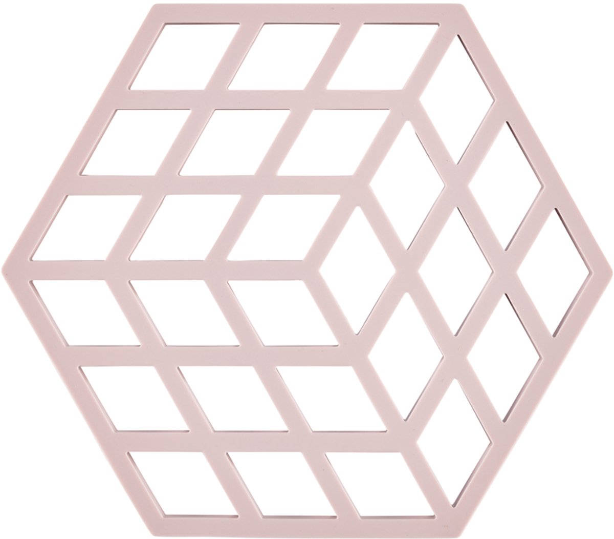 Zone Denmark Cube Onderzetter 16 x 14 x 0,9 cm Roze