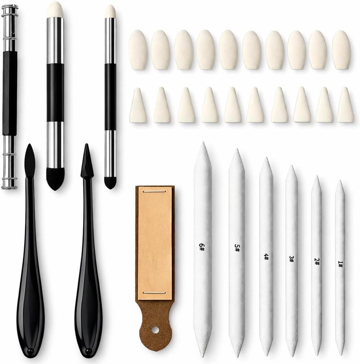 Mengstiften Set - 32 Kleur - 32 Stuks - Menggereedschappen voor Oliepastel en Pastel - Voor Kunstenaars en Studenten