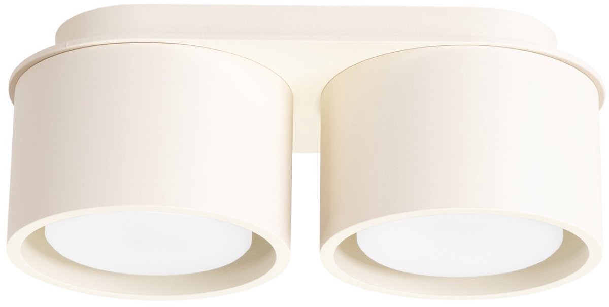 Sollux Lighting Plafondlamp MODO - Gx53 - beige - aluminium - 21x10x8cm