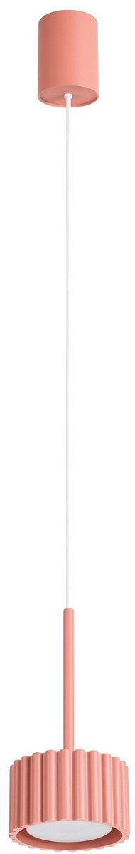 Sollux Lighting Hanglamp AURA - Gx53 - perzik - aluminium - 10x10x125cm