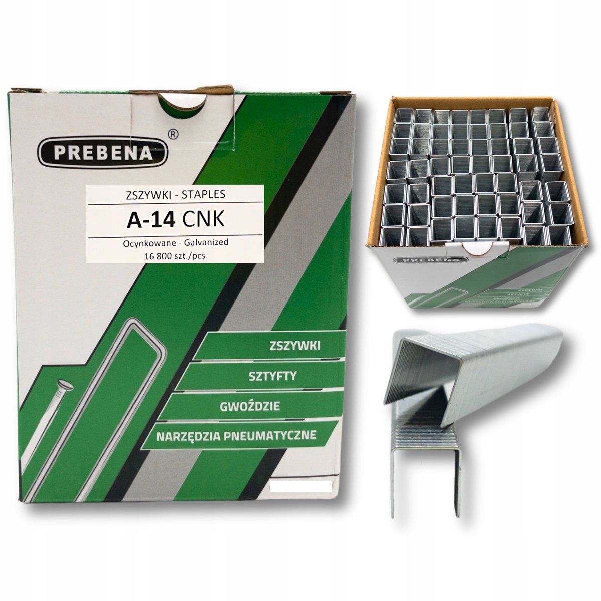 Prebena 380/80/A nietmachine klinknagels 14mm - 16800 stuks