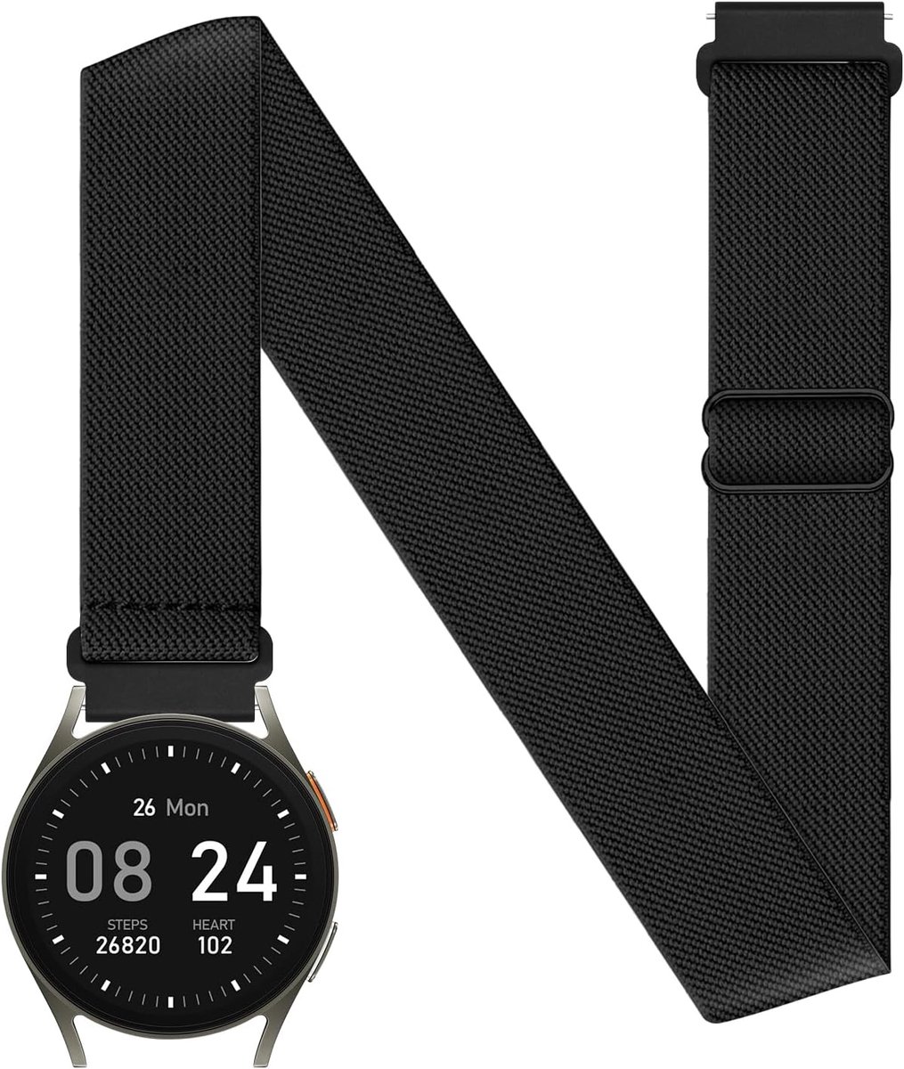 BALALA 18 20 22 mm Braided Ankle Strap, Stretchy, Quick Release Watch Strap, Quick Release Smartwatch Ankle Straps for - ShopVlot