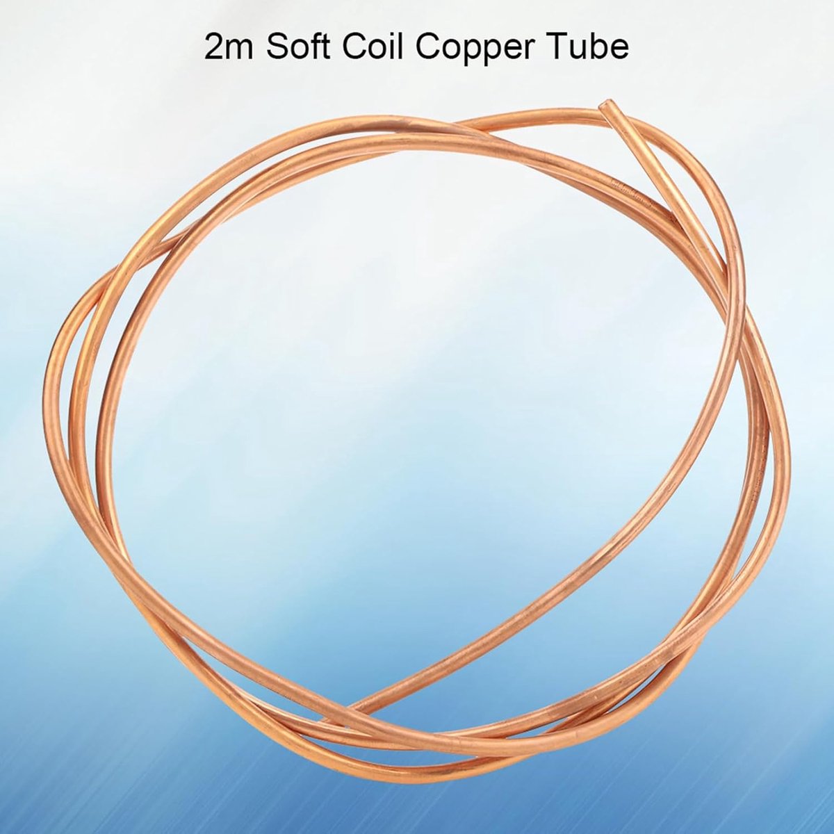 2m C1100 T2 Copper Tube OD 6mm/ID 5mm Tube Soft Coil Hose for Air Conditioning Refrigerator - ShopVlot