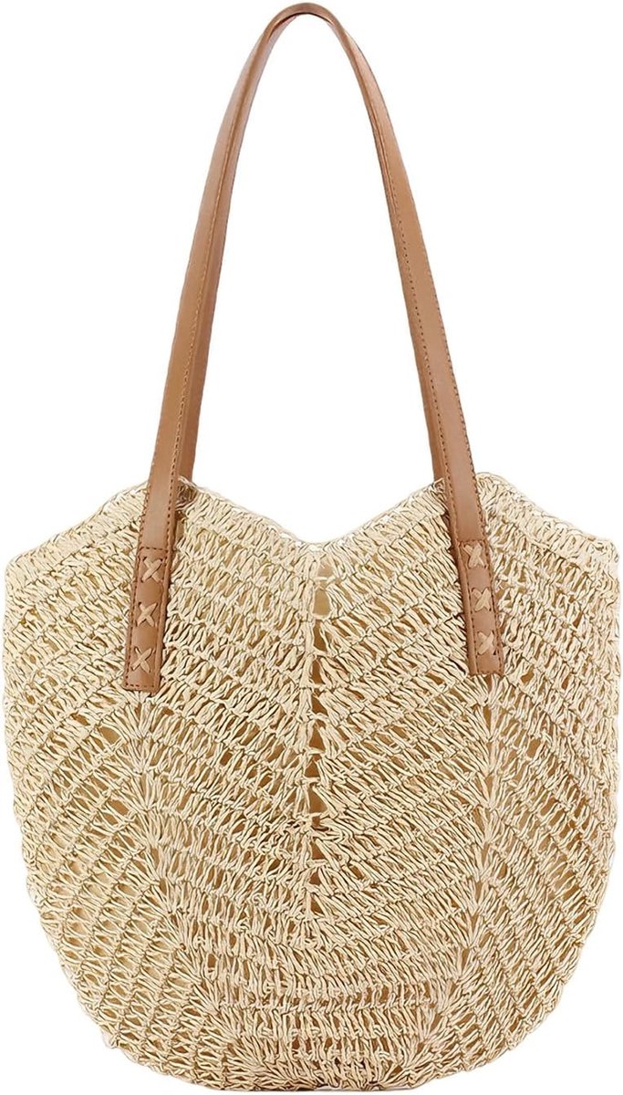 Pahajim Handbags for Women Summer Beach Bag Large Tote Bag Straw Bag with Tassels Ladies Handbags for Travel, Holiday - ShopVlot