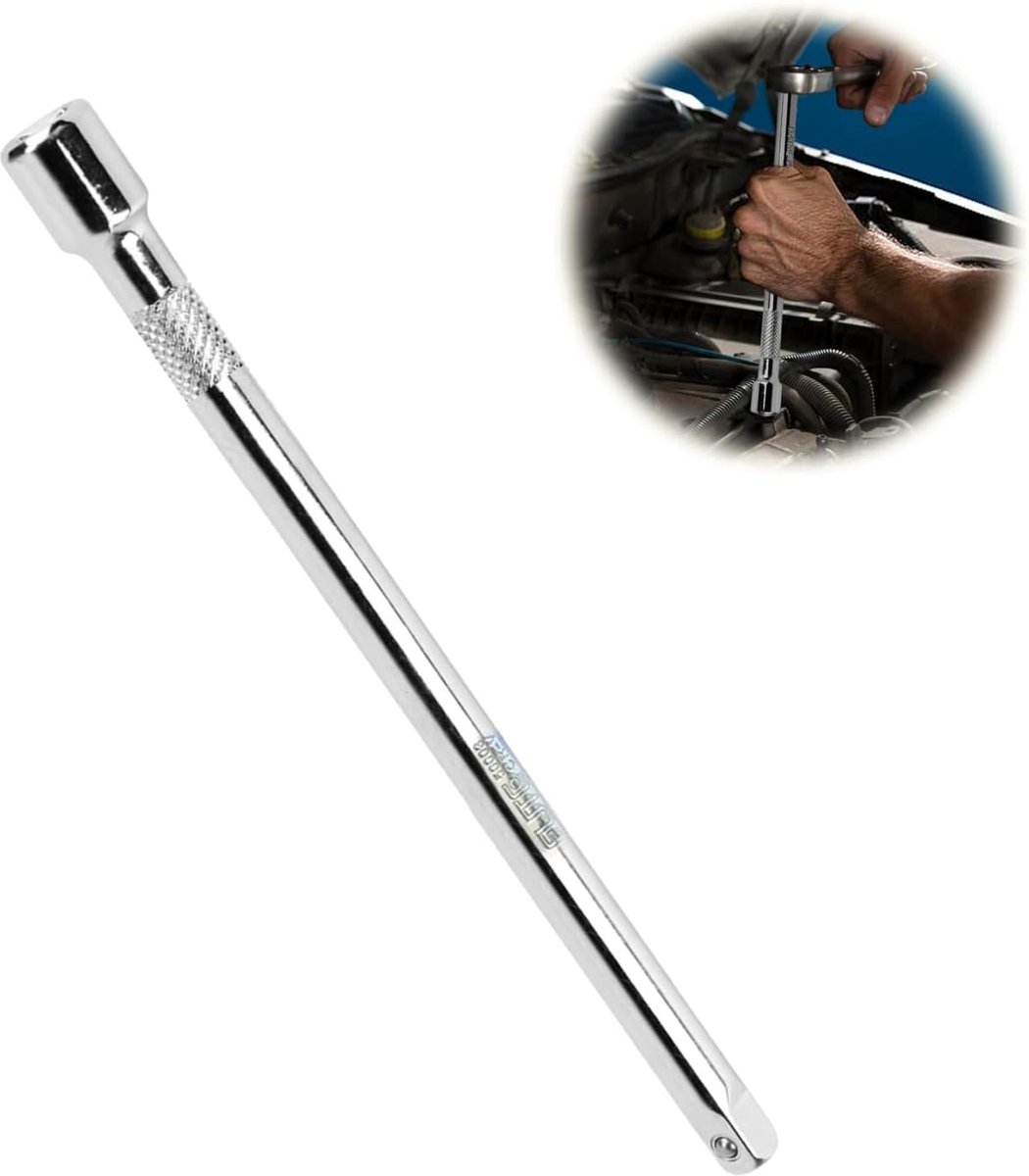 Ratchet extension 1/2 250 cm, chrome vanadium steel, socket extension 1/2, extension - ShopVlot