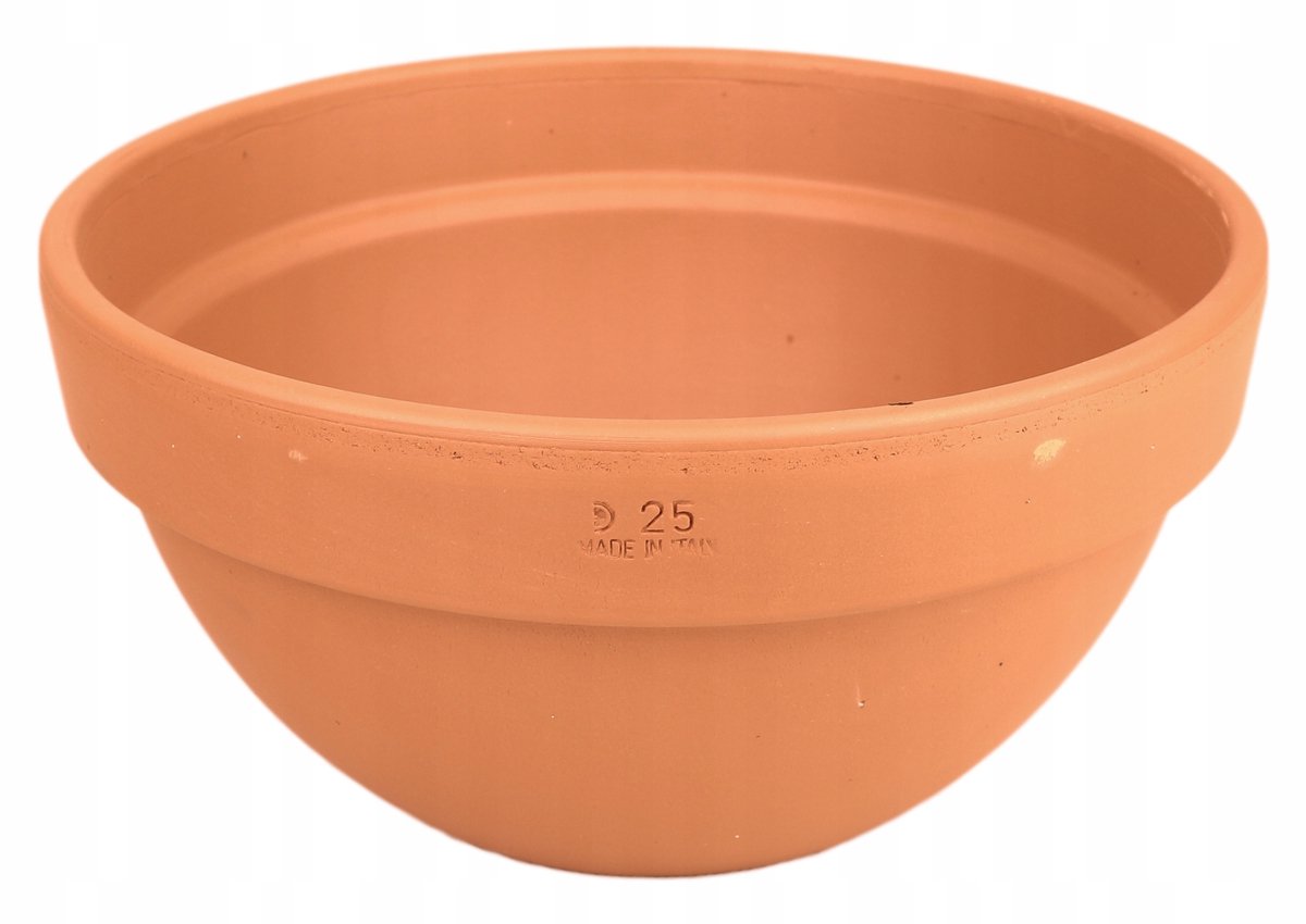 Merkloze Keramische Terracotta Pot - 25cm Diameter