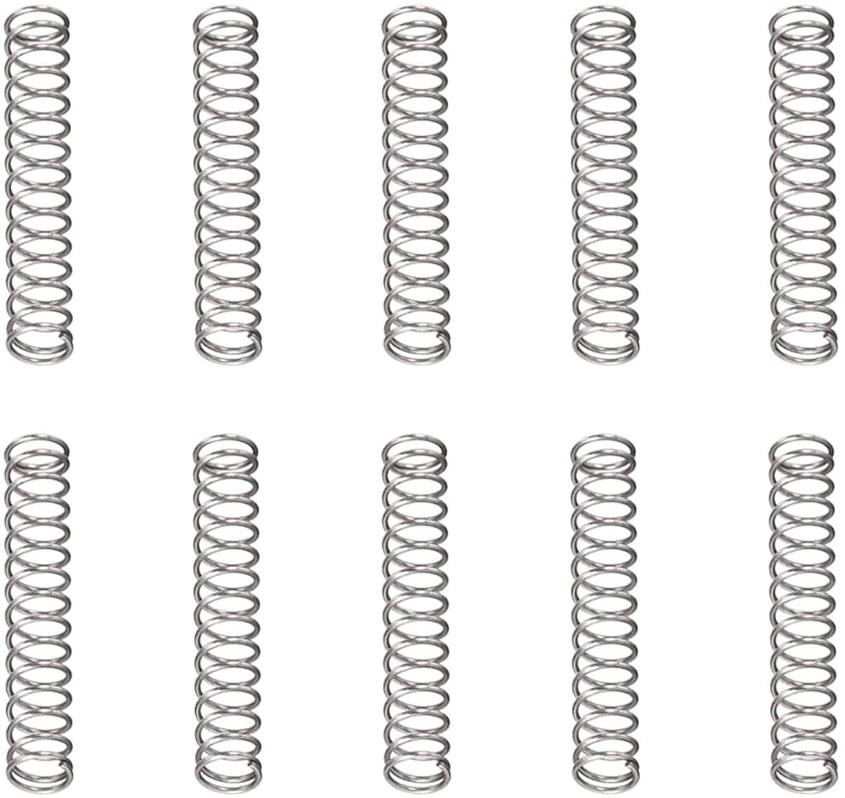 Compressieveer 0.4mm - 4x25mm - staal - ideaal voor machines - ShopVlot