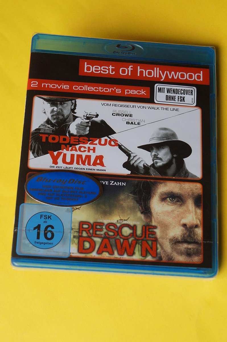 Filmpakket - Todeszug nach Yuma en Rescue Dawn - 2 films verzamelbox - spannende verhalen - perfect voor filmavonden - ShopVlot