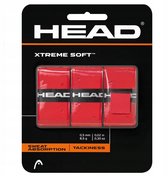 Head Xtreme Soft 3 Pack Tennis - Padel Overgrip rood