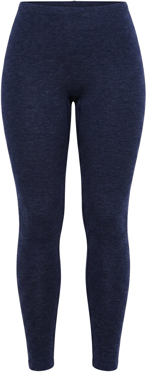 Ulla Popken - Dames - Thermo-legging Slim elastische tailleband - Nachtblauw - Maat 50+