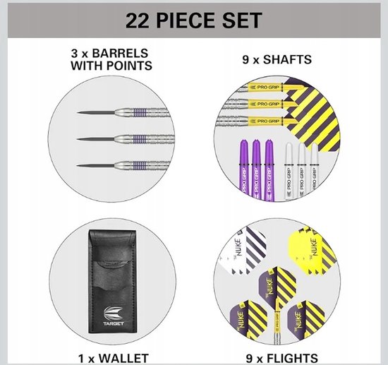 Luke Littler Wolfram Darts 23g - Professionele set van Luke — afbeelding 4