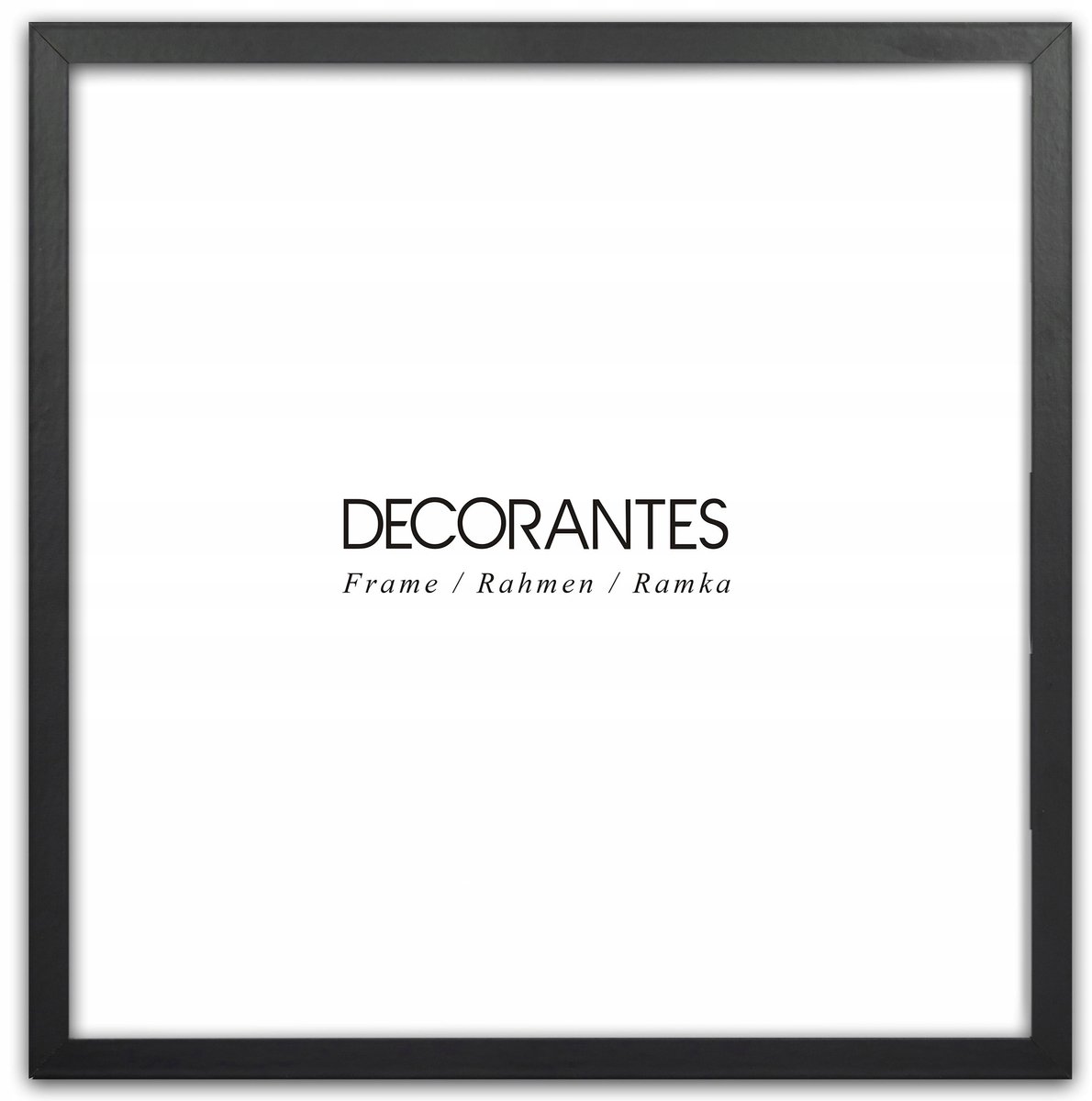Merkloze Zwarte Fotolijst 30x30 cm - Mat EKO MDF