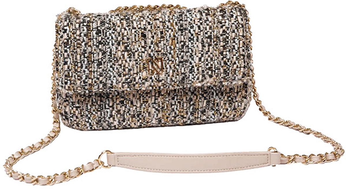 Nikkie Ann Tweed Shoulderbag wit