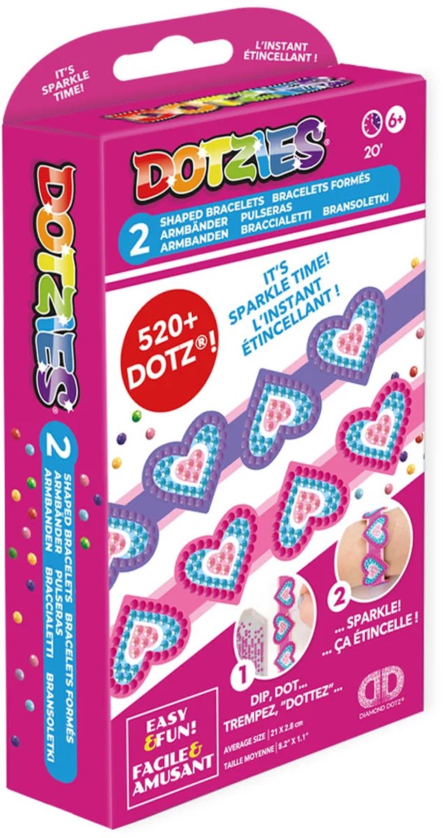Diamond Dotz - Hearth Throb Bracelets - 500+ Dotz - 45931