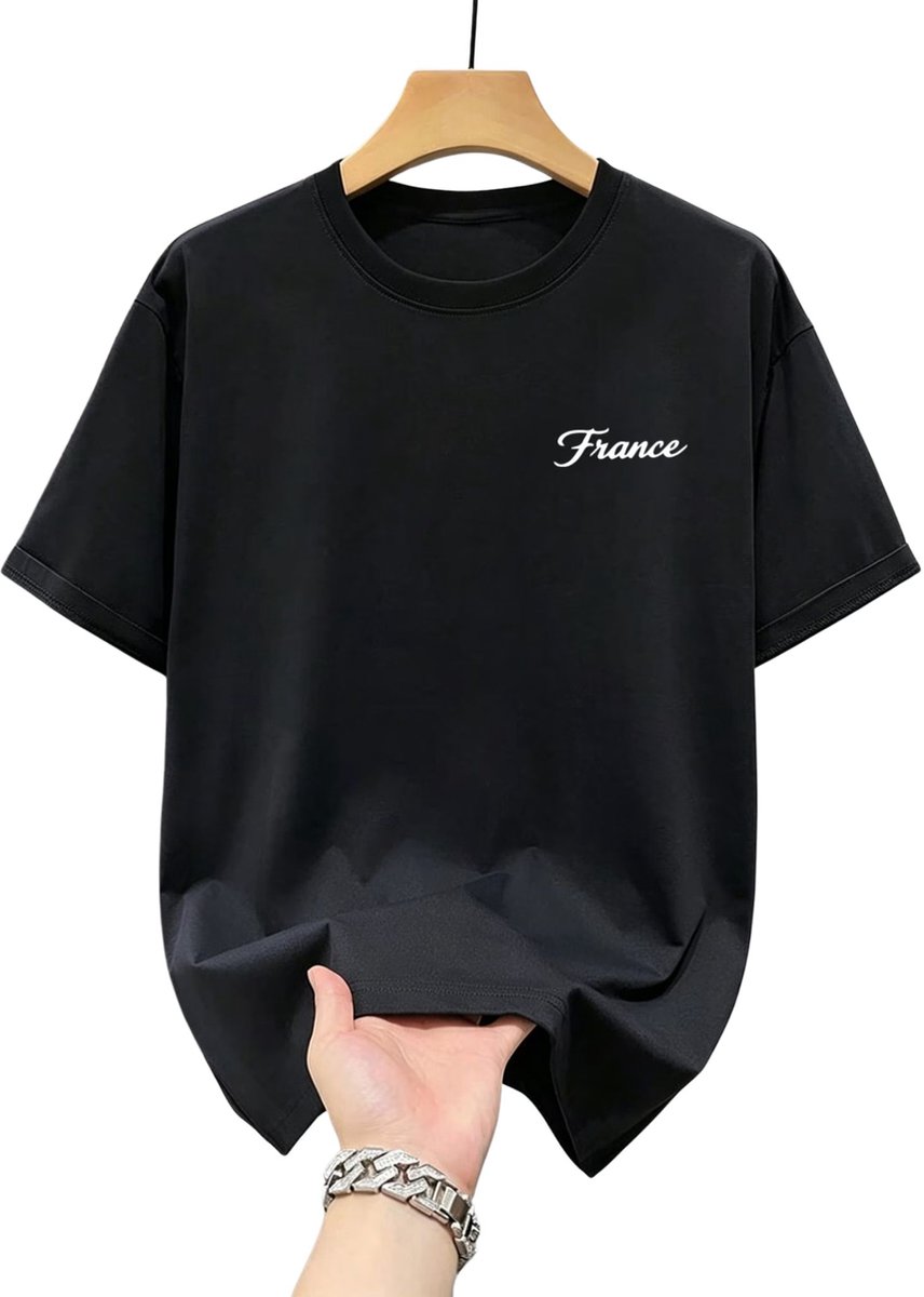 Currero T-Shirt Heren Shirt Zomerkleding T Shirt Mode Old Money Polo Mannen Kleding Volwassenen Zwart