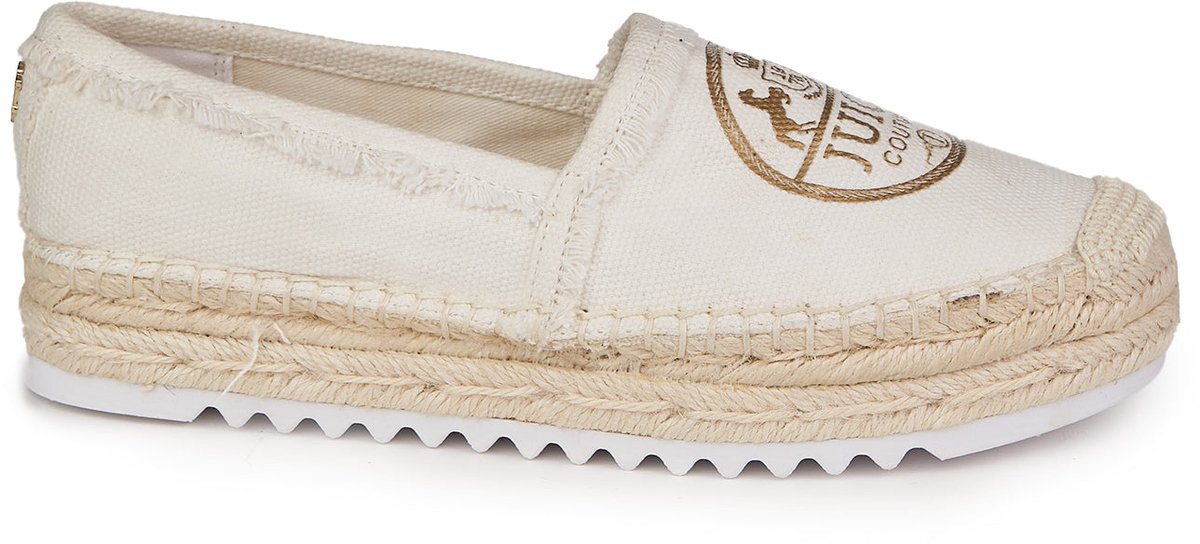 Juicy Couture damesespadrilles Yasmin zwaar canvas 40 Wit