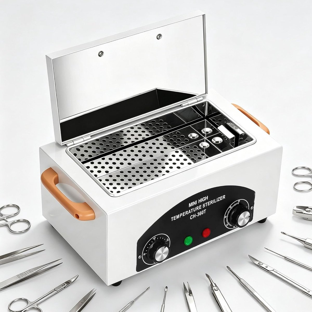 Autoclav sterilisator 220 °C - compacte heteluchtsterilisator - snelle sterilisatie in 15 minuten - m-winkel