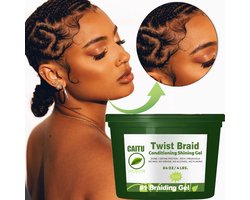 Edge Braiding Gel Hair Braid Styling Strong Hold Big Size Braiding Neat Gel (450ml)