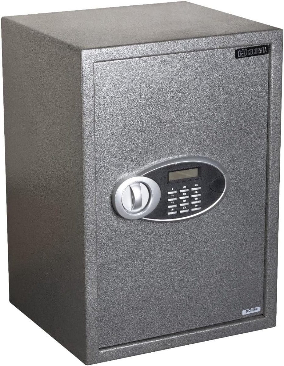 Securata Electronic safe - Large - LCD - Anthracite - ShopVlot
