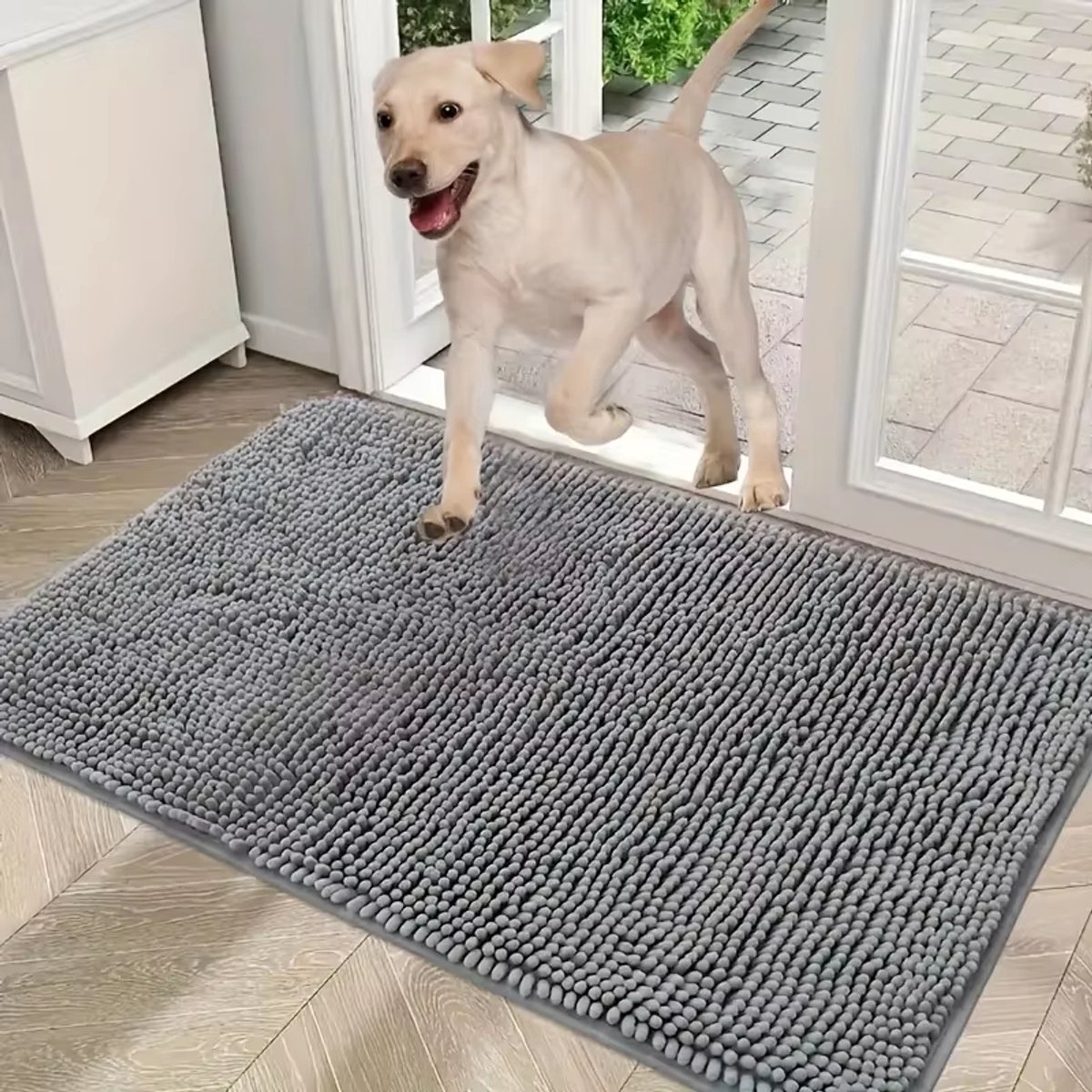 Honden Mat Makkelijk Schoon Te Maken Huisdier Modderige Poten Tapijt Absorberende Honden Vuil Zachte Wasbare Mat Kussen Voor Kleine Grote Honden - Maat L (50x80cm)