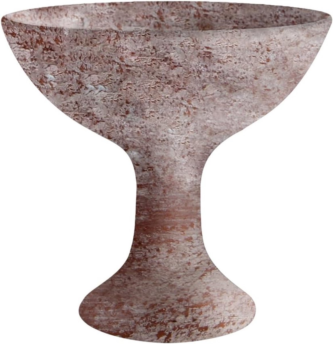 Bitto Medan Incense Burner, Terracotta, 15 x 10 cm, White - ShopVlot