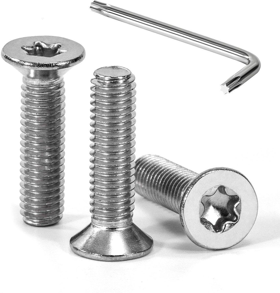 Countersunk schroeven M5 x 20 mm - Torx RVS A2 V2A - 30 stuks - Sterk en corrosiebestendig - ShopVlot