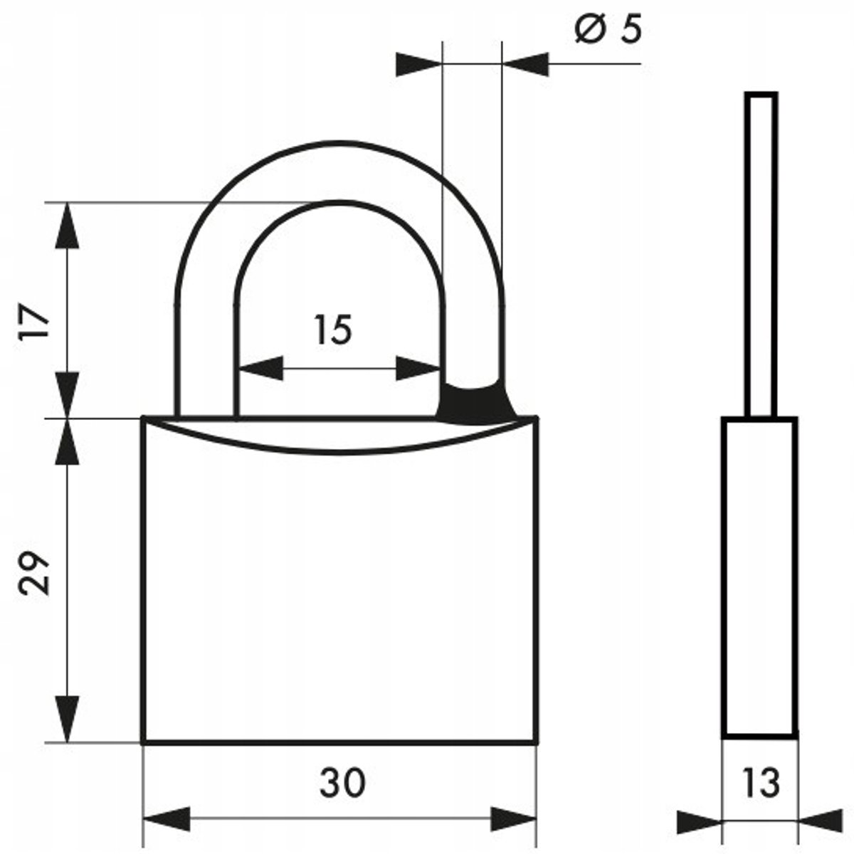 Third Type 1 Chroom Hangslot - 30mm