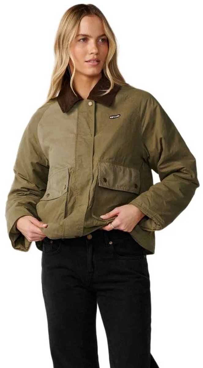 Rip Curl Bossa Nova Waxed Chore Jas Groen M Vrouw
