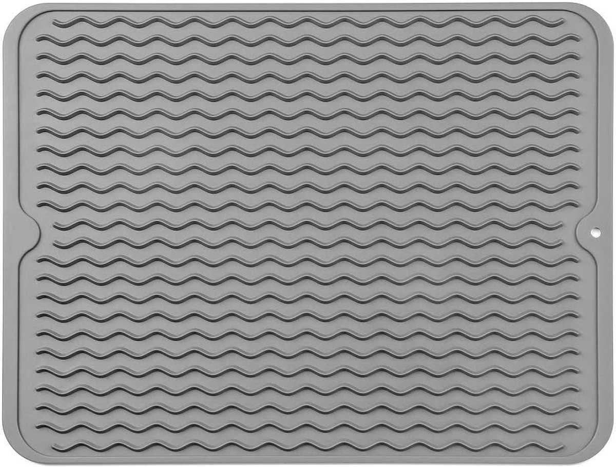 Spoelbakmat - Afvoermat - Koffie Afdruipmat - Gootsteenmatten - Koffiemat - Afdruipmat Geschikt Voor Afwas -40x30cm- gootsteen mat - Knutselmat - afdruiprek mat - Koffiemachine of Knutsel Onderlegger