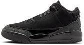 Jordan 3 Retro 'Black Cat' - Maat 35 - Zwart/Wit/Dark Charcoal / Zwart Wit - Air Jordan 3 - Lifestyle - Kinder Sneakers voor Jongens en Meisjes - Doos zonder deksel