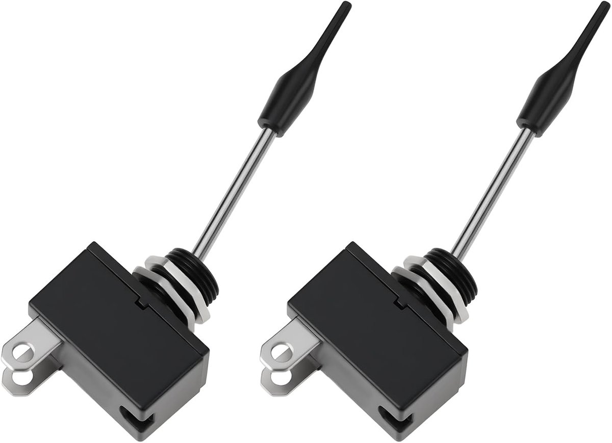 Momentary Paddle Switch 2 Pin - Lange as - 15A 12V - Ideaal voor autohorens - ShopVlot