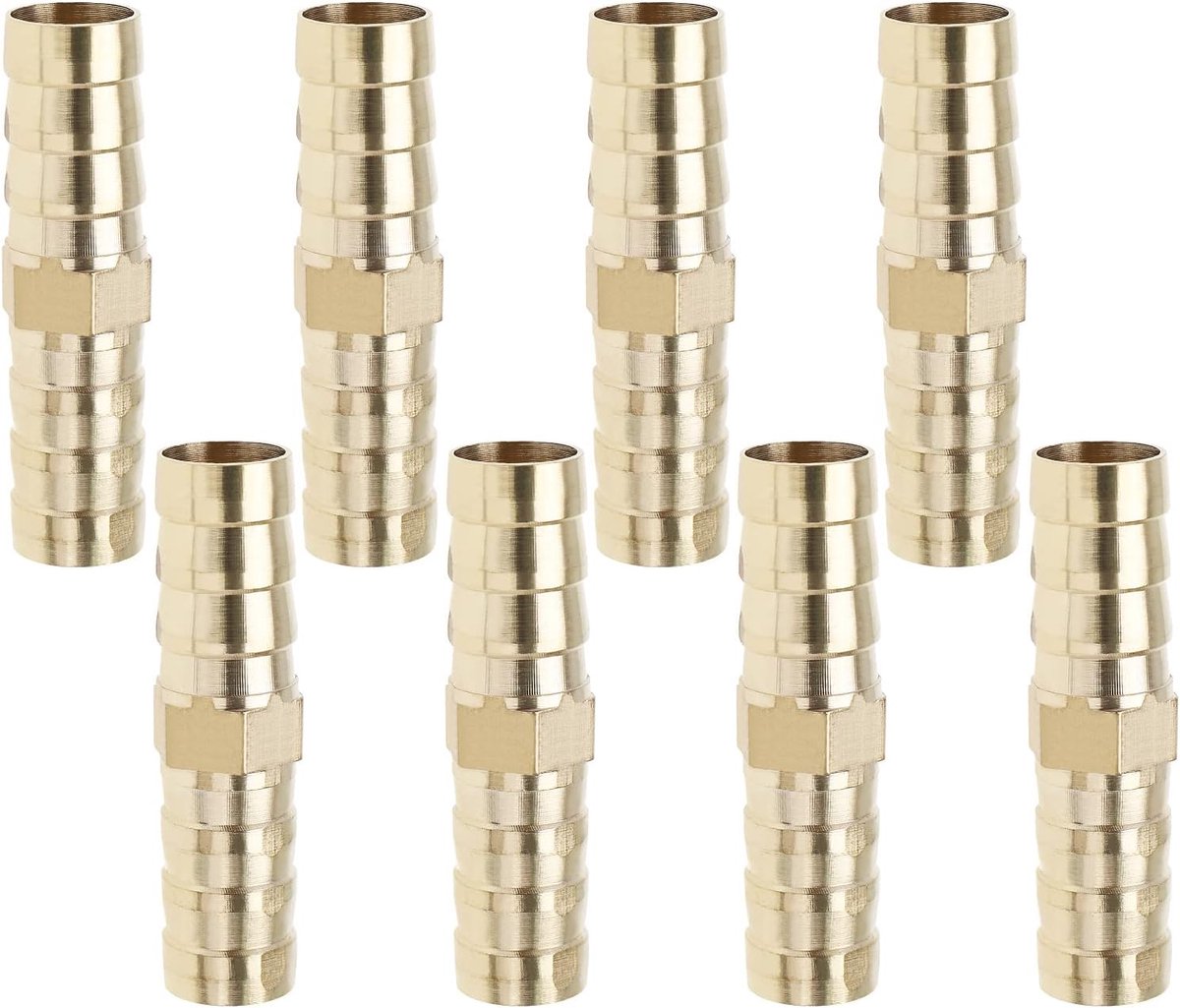 Hose connector 10mm - messing - recht - eenvoudig te verbinden - ShopVlot