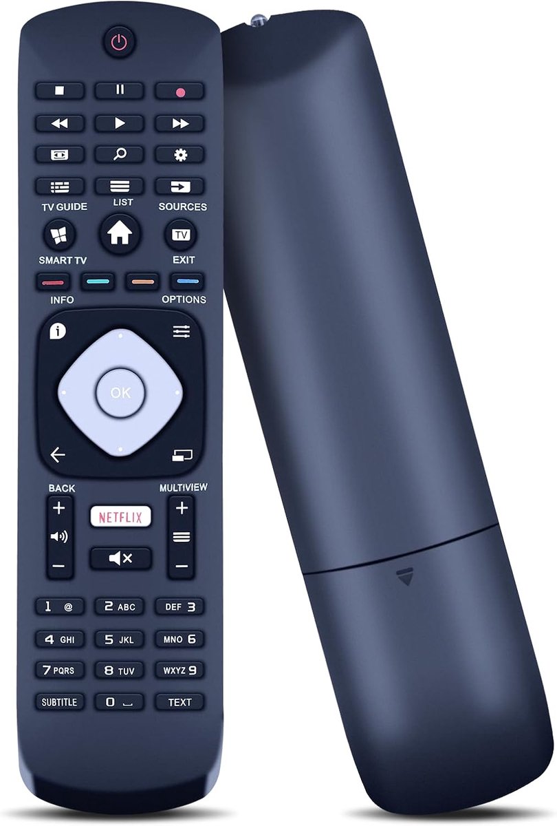 Afstandsbediening voor Philips LCD TV - Vervangingsmodel RM-L1285 - Eenvoudig te installeren - ShopVlot