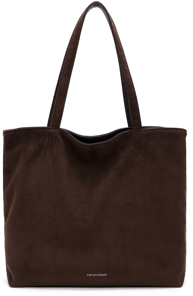EMILY & NOAH Shopper E&N Eva Suede ( 65173 ) - Dames handtassen - brown 200