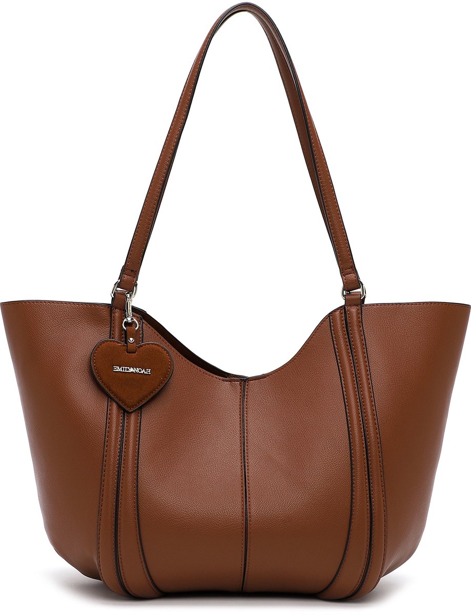 EMILY & NOAH Shopper E&N Levke ( 65731 ) - Dames handtassen - cognac 700