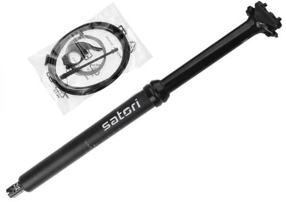 Satori Sorata Pro 150 Mm Dropper Zadelpen Zilver 330-480 mm / 31.6 mm