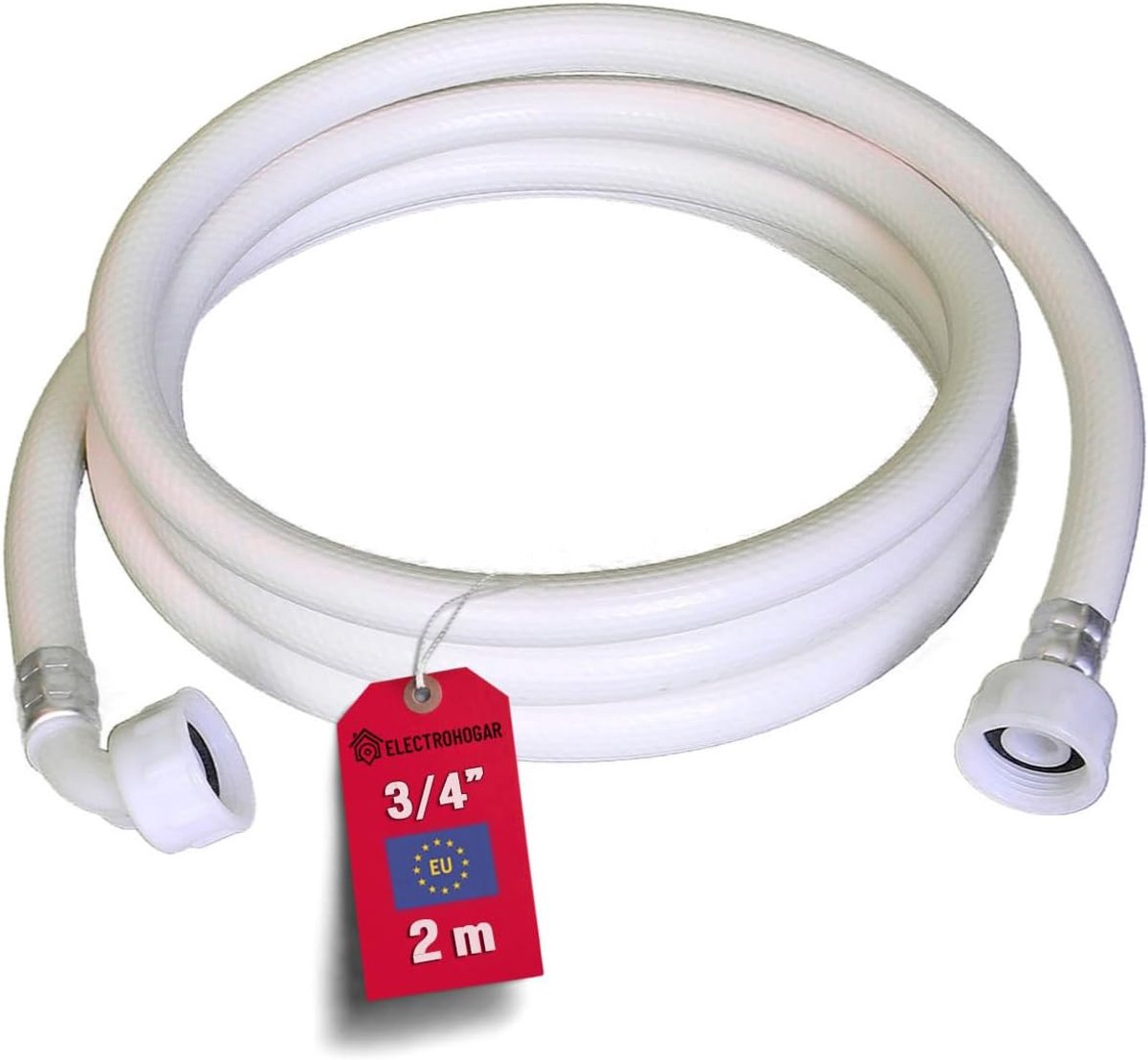 Universal Feeder Hose Washer/Dishwasher 2 m, 3/4" - ShopVlot