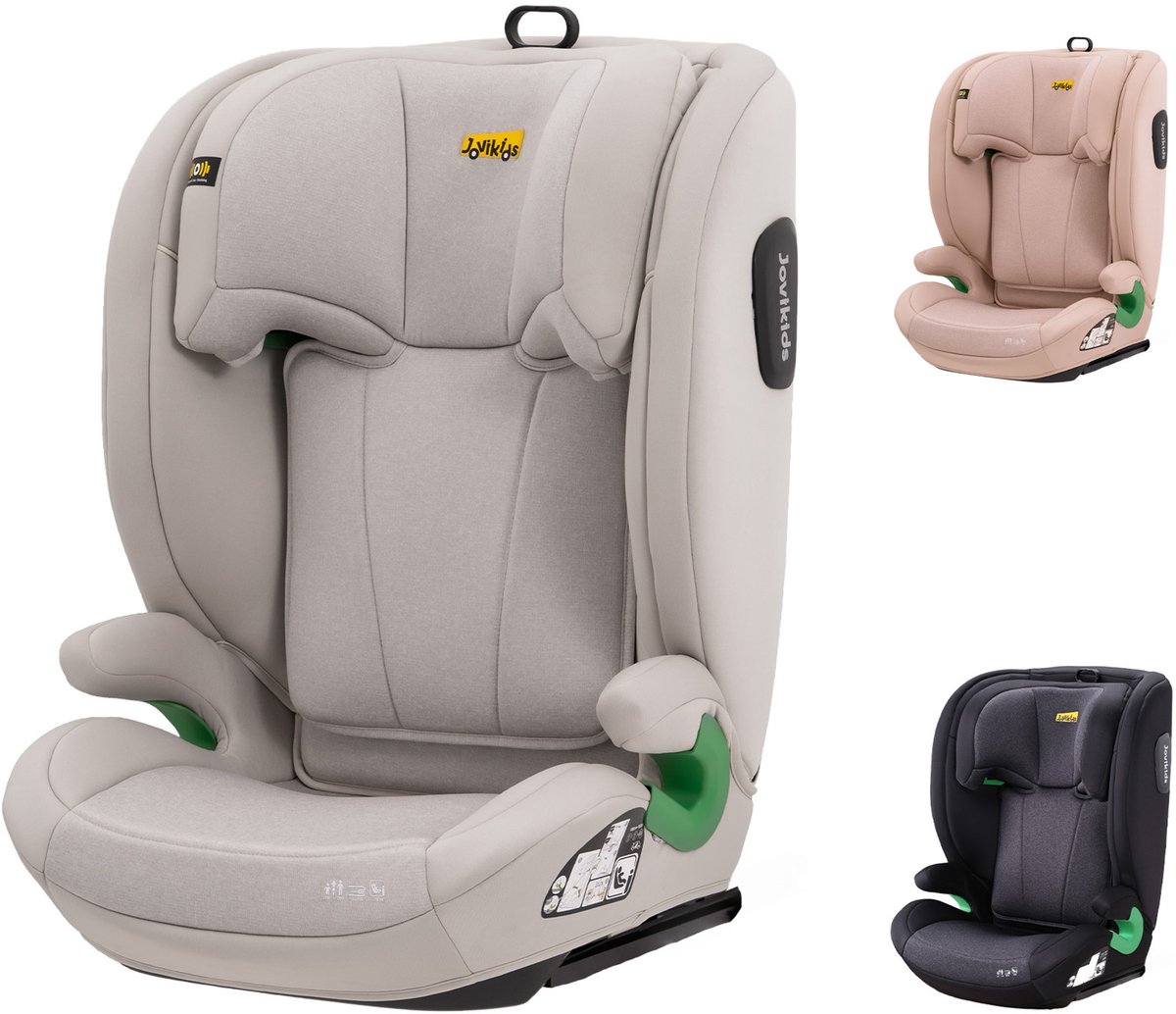 TEKROA® Autostoeltjes - kinderautostoel voor kinderen van 3,5 tot 12 jaar (100-150 cm), met verstelbare rugleuning - hoofdsteun en zijdelingse botsbescherming