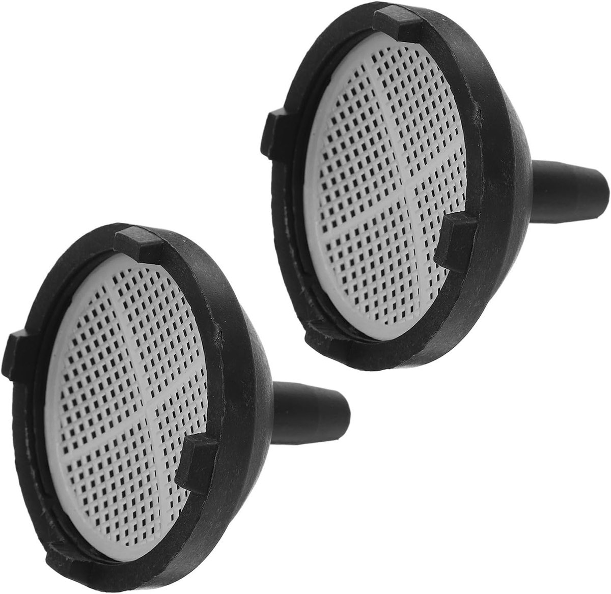 2 stuks Zuigzeef voor Spuitapparaten – Zwart PVC