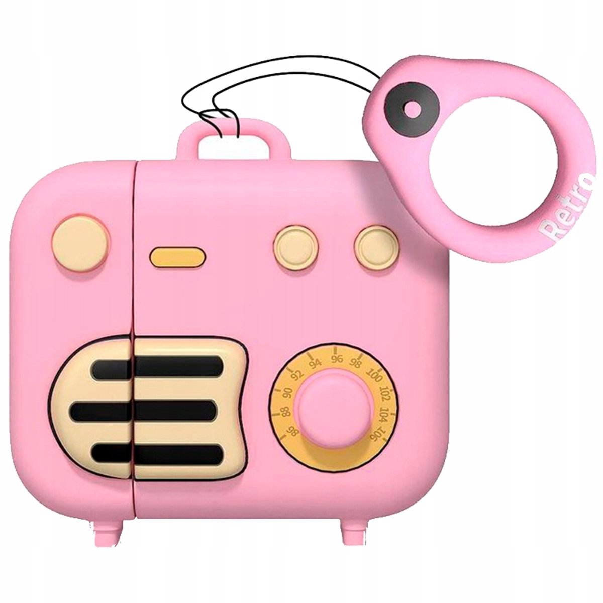 Retro Radio AirPods 1 & 2 Hoesje - Stijlvolle Bescherming