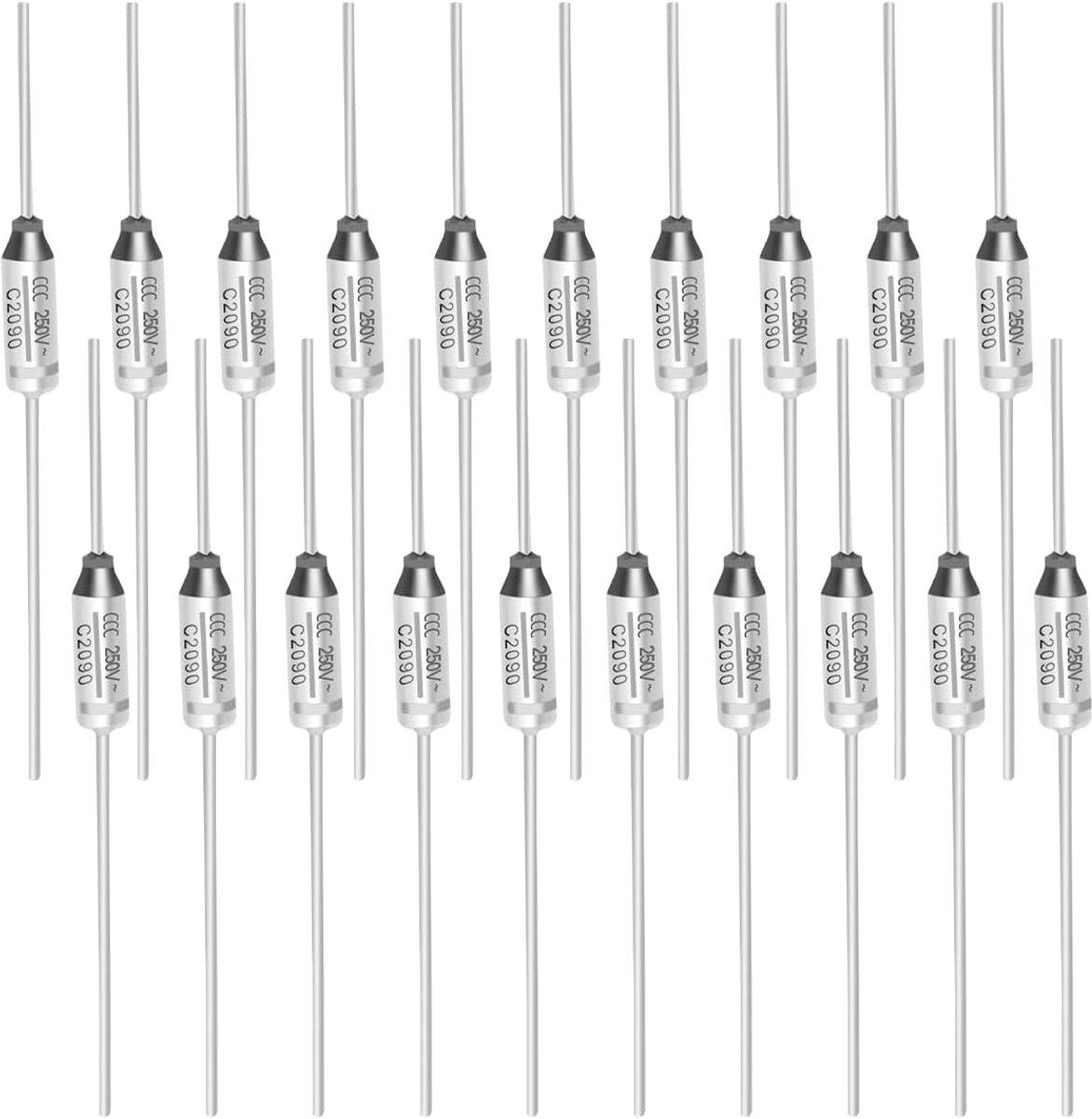20pcs SEFUSE 10A 250V Thermal Fuses 121°C Thermal Cutoffs - ShopVlot