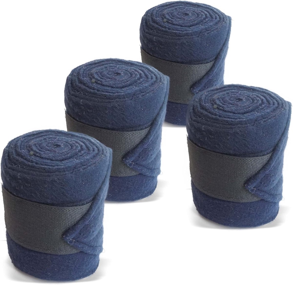 Fleece Bandages with Velcro closure - fleece bandages horse in set of 4 with practical storage bag (Mini Shetland Pony - ShopVlot