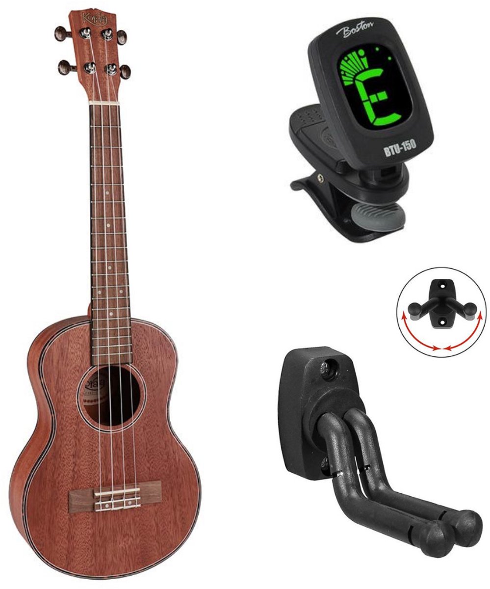 Korala UKT-210 bundel Performer Series Tenor Ukulele