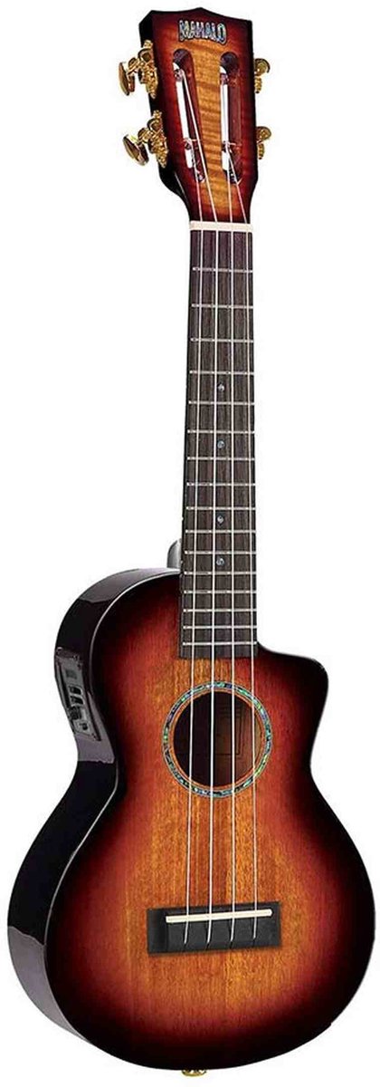Mahalo MJ2CE3TS Java Series Concert Ukulele 3-Tone Sunburst Cutaway