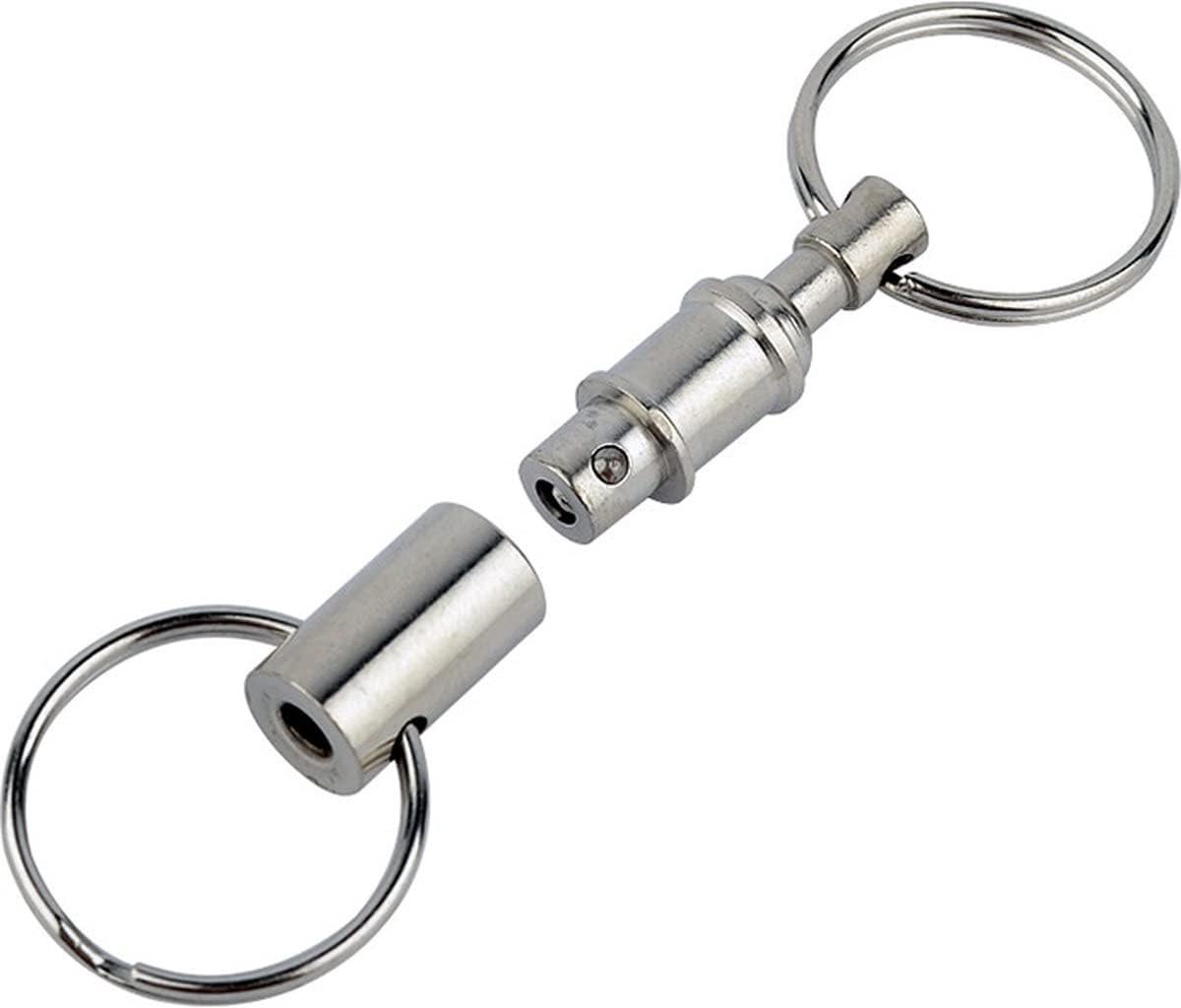 *** 2x Quick release/detachable key ring - 2 pieces quick and easy key for motorcycle, car, scooter, bicycle, etc. - ShopVlot