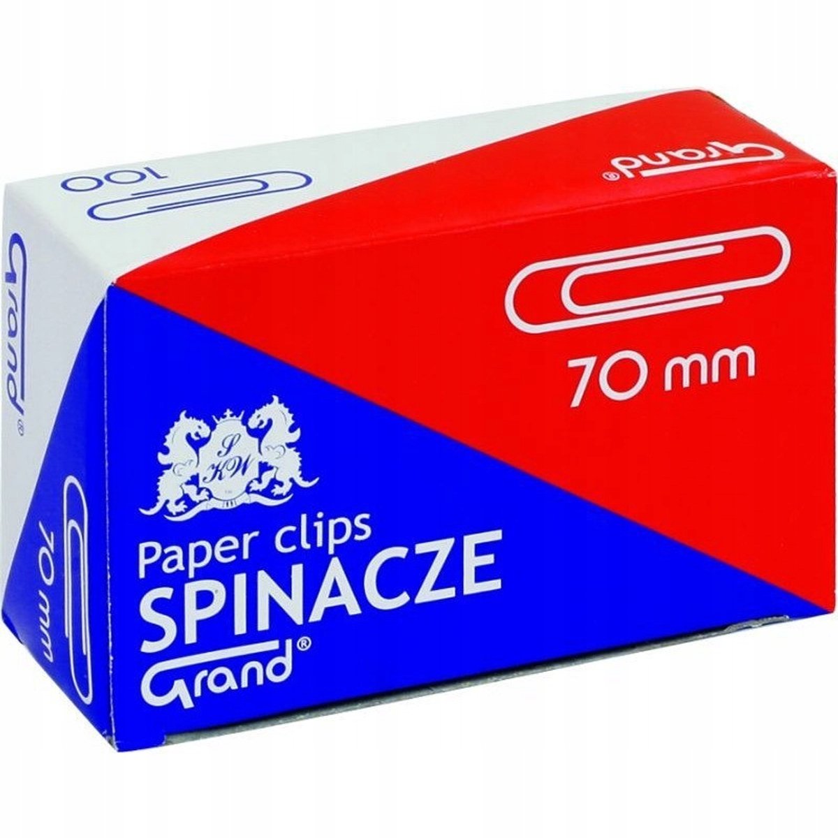 Ronde Kantoorklemmen 70mm (50 stuks) - Grand
