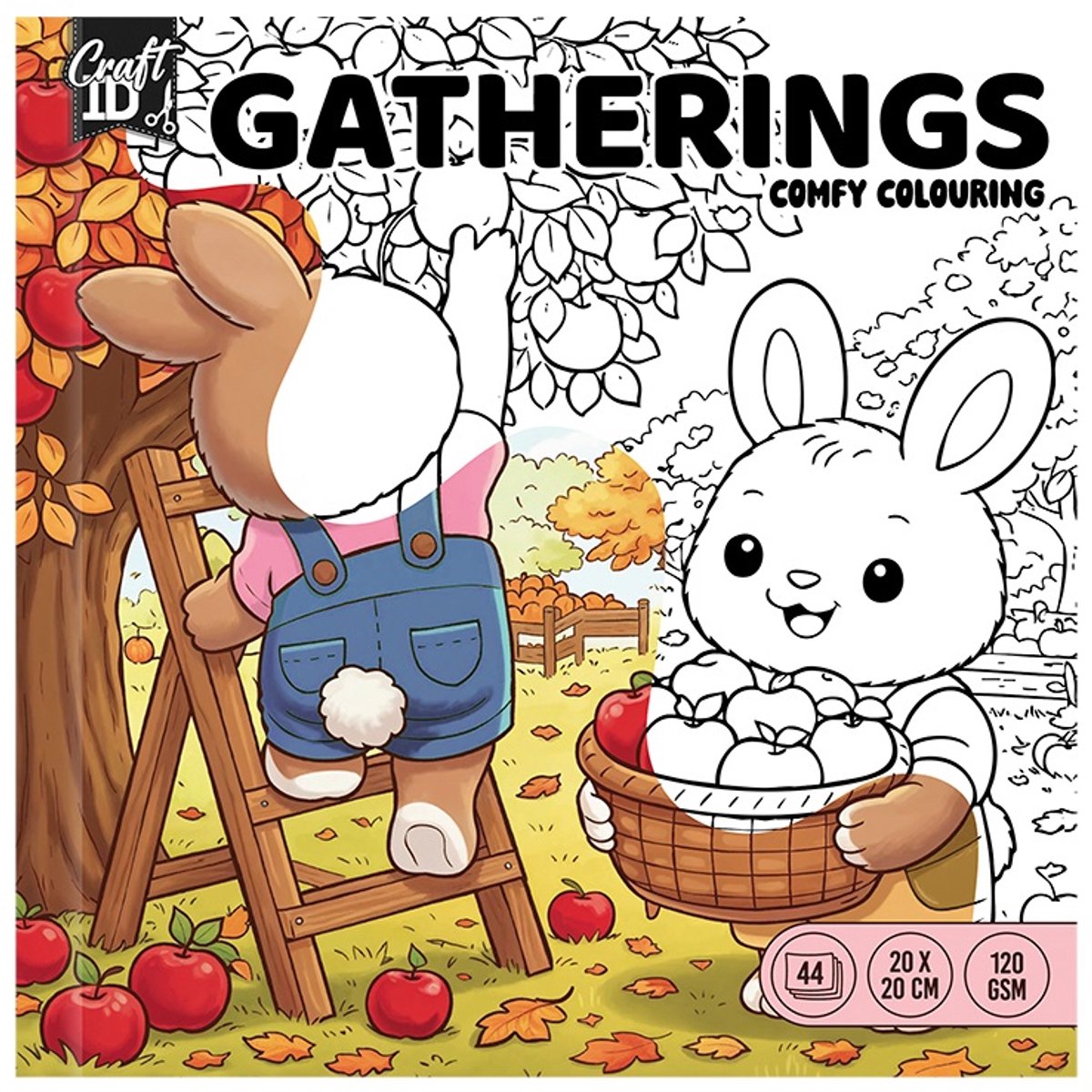 CraftID - Gatherings - Kleurboek voor alle leeftijden - 44 pagina's
